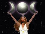 Triple Moon Goddess